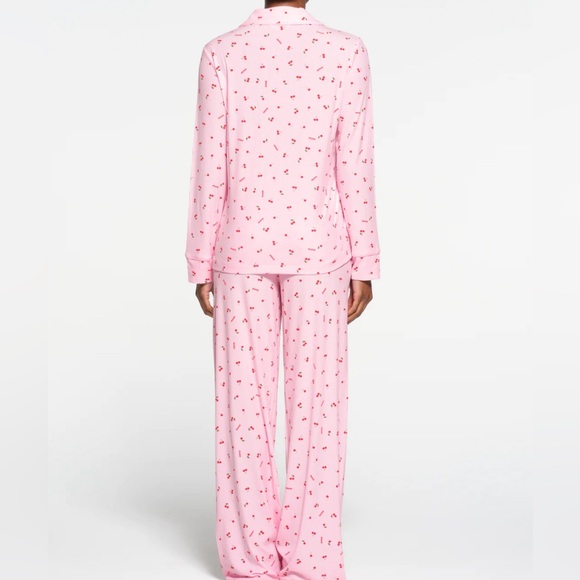 SKIMS Limited Edition CHERRY BLOSSOM PRINT Soft Lounge Sleep Set NWT - Picture 4 of 10